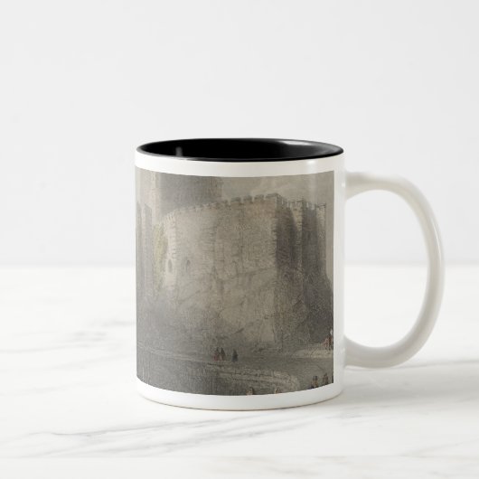 Tasse 2 Couleurs Vue de château de Carrifergus (Droit)
