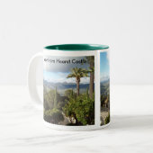 Tasse 2 Couleurs Vue de château de Hearst (Devant gauche)