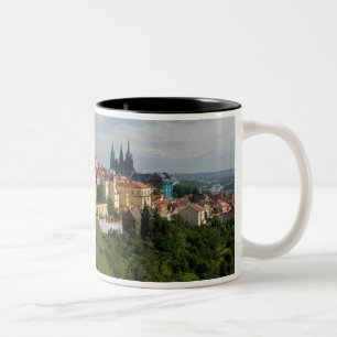 Tasse 2 Couleurs Vue de la cathédrale Saint-Guy, Prague, République