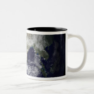 Tasse 2 Couleurs Vue de la terre de l'espace