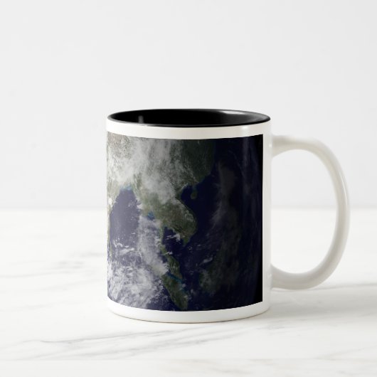 Tasse 2 Couleurs Vue de la Terre depuis l'espace (Droit)