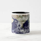 Tasse 2 Couleurs Vue de la Terre depuis l'espace (Centre)