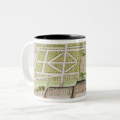 Tasse 2 Couleurs Vue de l'université de jésuite en La Fleche, 1655 (Devant gauche)