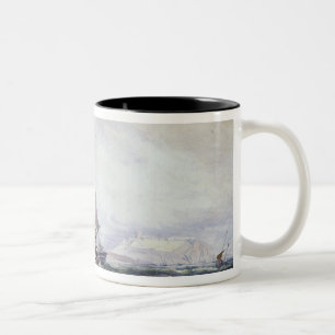 Tasse 2 Couleurs Vue de Scarborough, avec Collier Brig