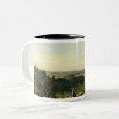 Tasse 2 Couleurs Vue des sommets de Suresnes (Devant gauche)