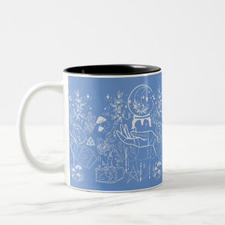 Tasse 2 Couleurs Vue des sorcières : Conception visionnaire mystiqu