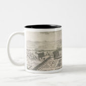 Tasse 2 Couleurs Vue d'oeil d'oiseau des jardins Kensington (Gauche)