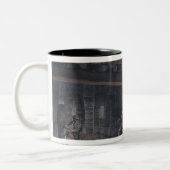 Tasse 2 Couleurs Vue d'une cellule dans la bastille (Gauche)