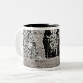 Tasse 2 Couleurs Vue générale du panneau de John (Devant gauche)