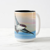 Tasse 2 Couleurs Vue Oiseaux (Devant droit)