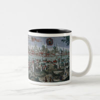 Vue panoramique de Constantinople, tard 18ème