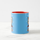 Tasse 2 Couleurs Vue père Noël 2 (Centre)