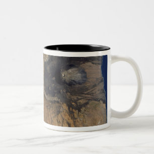 Tasse 2 Couleurs Vue satellite du Mont Fogo