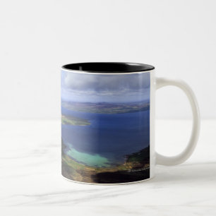Tasse 2 Couleurs Vue supérieure : continent de bruit, graemsay et