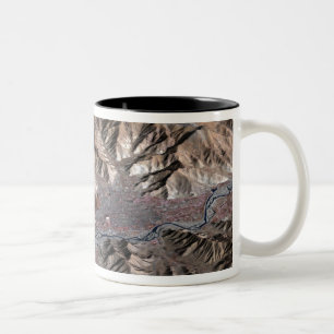 Tasse 2 Couleurs Vue tridimensionnelle du paysage