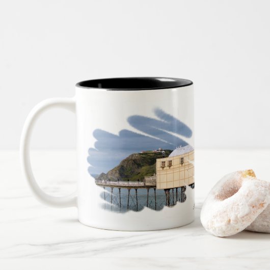 TASSE 2 COULEURS VUES DES ALLES (Avec donut)