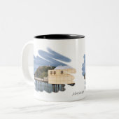 TASSE 2 COULEURS VUES DES ALLES (Devant gauche)