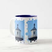 TASSE 2 COULEURS VUES SUR L'ANGLETERRE (Devant gauche)