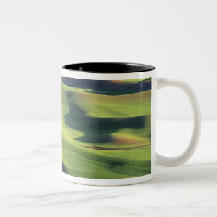 Tasse 2 Couleurs WA, comté de Whitman, terres agricoles de Palouse,