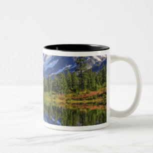Tasse 2 Couleurs WA, zone de loisirs de Heather Meadows, Mt.