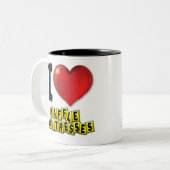 Tasse 2 Couleurs Waffle I Heart (Devant gauche)