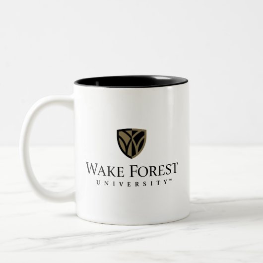Tasse 2 Couleurs Wake Forest University Wordmark (Gauche)