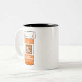 Tasse 2 Couleurs Wakeboard est ma drogue (Devant gauche)