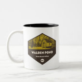 Tasse 2 Couleurs Walden Pond State Reservation Massachusetts (Gauche)