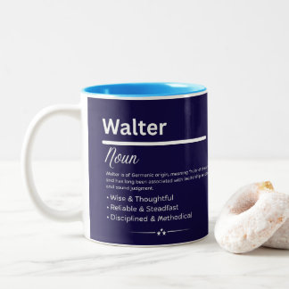 Tasse 2 Couleurs Walter Personalized Name