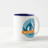 Tasse 2 Couleurs Wasatch Mountains Utah (Devant droit)