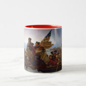 Tasse 2 Couleurs Washington croisant le fleuve Delaware (Centre)