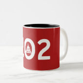Tasse 2 Couleurs Washington D.C. Pride (Devant droit)