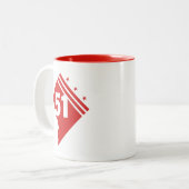 Tasse 2 Couleurs Washington DC 51 (Devant gauche)