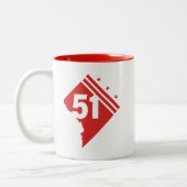 Tasse 2 Couleurs Washington DC 51 (Gauche)