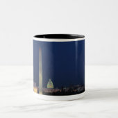 Tasse 2 Couleurs Washington DC la nuit (Centre)