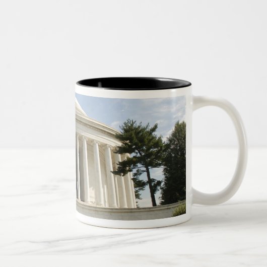 Tasse 2 Couleurs Washington, DC. Mémorial Thomas Jefferson (Droit)