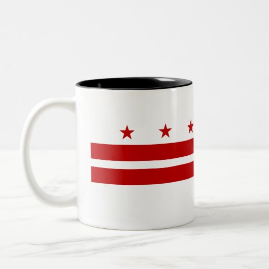 Tasse 2 Couleurs Washington, drapeau de C.C (Gauche)