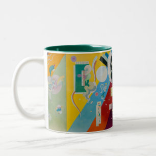 Tasse 2 Couleurs Wassily Kandinsky Composition 9 Peinture Abstraite