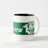 Tasse 2 Couleurs Wayland Union Wildcats #2 (Devant droit)