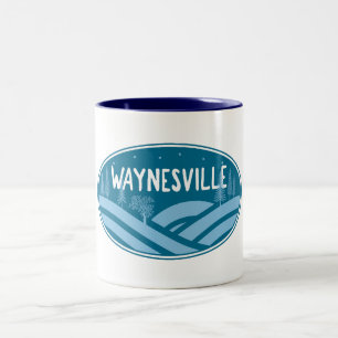 Tasse 2 Couleurs Waynesville Caroline du Nord Plein air