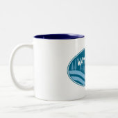 Tasse 2 Couleurs Waynesville North Carolina Outdoors (Gauche)