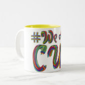 Tasse 2 Couleurs #WEARECUE Musique (Devant gauche)