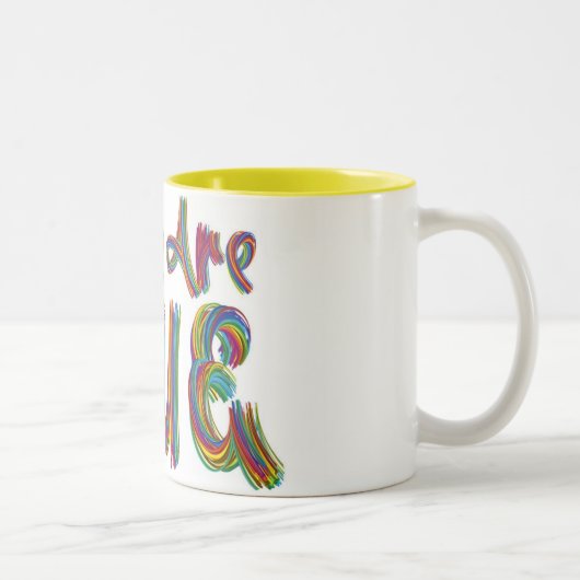 Tasse 2 Couleurs #WEARECUE Musique (Droit)