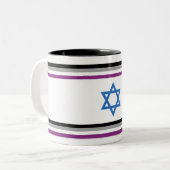 Tasse 2 Couleurs Weatherproof Personalized House Flag (Devant gauche)