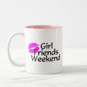 Tasse 2 Couleurs Week-end d'amie (Gauche)