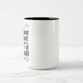 Tasse 2 Couleurs Weekend Forecast: Football (Centre)