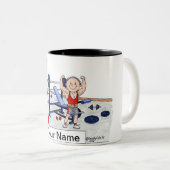 Tasse 2 Couleurs Weightlifter - Homme (Devant droit)