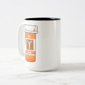 Tasse 2 Couleurs Weightlifting Is My Drug (Devant gauche)