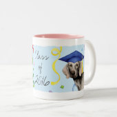 Tasse 2 Couleurs Weimaraner Graduate (Devant droit)