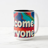 Tasse 2 Couleurs Welcome on (Devant droit)